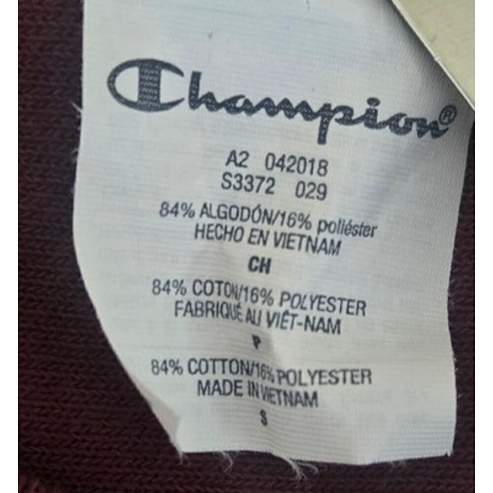 Champion Reverse Weave Unisex Long Sleeve Sweatshirt Vintage Size Small - Picture 6 of 6